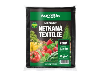 Netkaná textílie AGROBIO 3,2x5m černá
