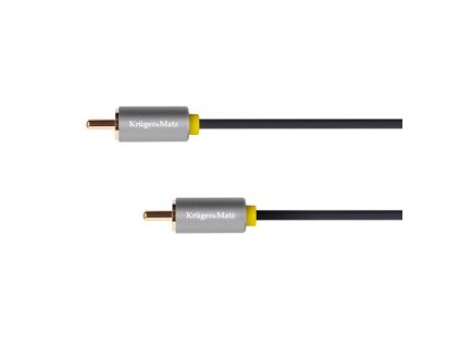 Kabel 1x Cinch konektor/1x Cinch konektor 1,8m KRUGER & MATZ KM1202 Basic