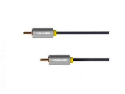 Kabel 1x Cinch konektor/1x Cinch konektor 1m KRUGER & MATZ KM1201 Basic