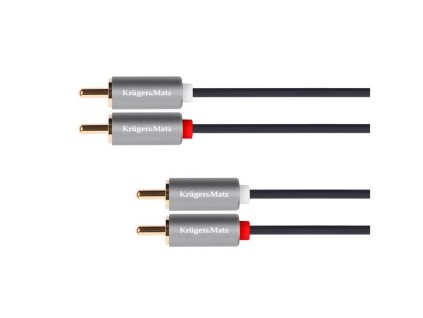 Kabel 2x Cinch konektor/2x Cinch konektor 10m KRUGER & MATZ KM1210 Basic