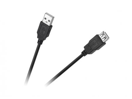 Kabel CABLETECH Eco-Line 1x USB konektor - 1x USB zdířka 1m