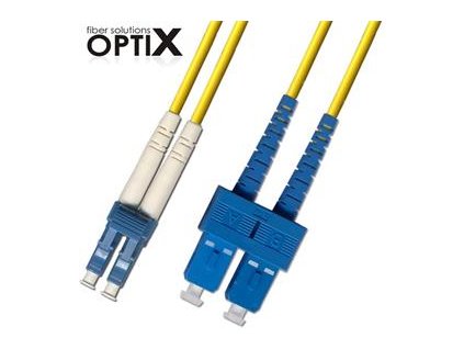 OPTIX LC/UPC-SC/UPC Optický patch cord 09/125 0,25m G.657A