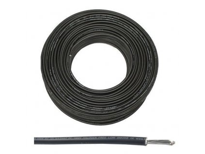 Solární kabel 10mm2, 1500V, černý, 100m