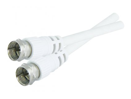 Anténní kabel F / F TIPA 1,5m bílá