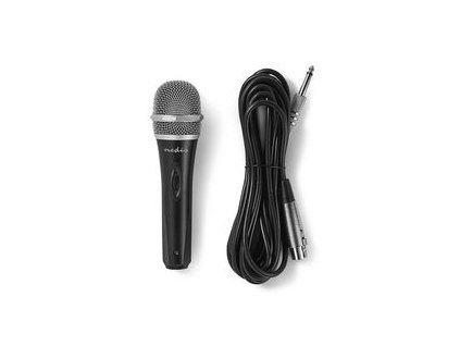 Kabelový mikrofon Nedis MPWD50BK