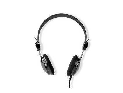 Kabelová sluchátka na uši Nedis HPWD1104BK
