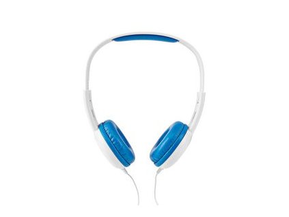 Kabelová sluchátka na uši Nedis HPWD4200BU