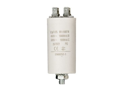 Kondenzátor 450V + Zem 6.3uf / 450 v + Aarde No Brand W1-11007N