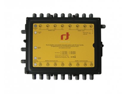 Satelitní multipřepínač Inverto 9/8 Unicable / Kaskádový + 2 standardní výstupy