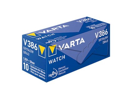 Stříbro-oxidová Baterie SR43 1.55 V 105 mAh 1-Balíček Varta VARTA-V386