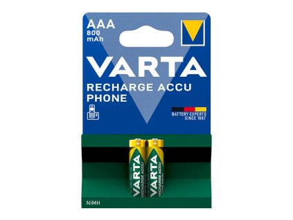 Dobíjecí NiMh Baterie AAA 1.2 V 750 mAh 2-Blistr Varta VARTA-T398B