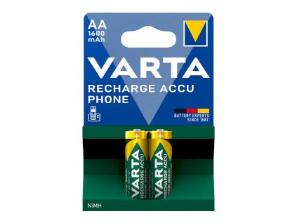 Dobíjecí NiMh Baterie AA 1.2 V 1600 mAh 2-Blistr Varta VARTA-T399B