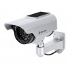 Atrapa kamery Cabletech DK-12 Silver URZ0993, Bullet, Solar, LED