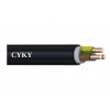 Silový instalační kabel pro pevné uložení CYKY-J 3x1,5, balení 50m