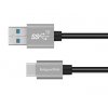 Kabel USB Kruger&Matz KM1262 USB / USB-C 10Gbps 0,5m černý