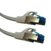 UTP Patch Kabel RJ45 SFTP6A 0,5m Cu 1:1 LSZH Šedý