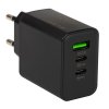 BLOW 76-011 QC3.0 nabíječka, 2x USB-C, 1x USB 5V/9V 40W