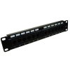 Patch panel 12 portů UTP6 1U 10" krone