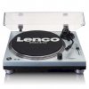 L-3809ME Gramofon s přímým pohonem a kódováním USB / PC modrá metalíza Lenco L-3809ME