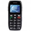 FM-7500 Jednoduchý mobilní telefon pro seniory s tísňovým SOS tlačítkem černý Fysic FM-7500