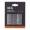 Šroubovací bit HEX6 50mm AEG, sada 10ks