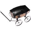 Květináč Woodeff whiskey barel wagon, 41,5x29x19cm