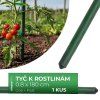 Tyč Gardens 08x1800mm, ocel/plast zelená