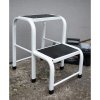 Stolička ocelová Drabest, 2 stupně