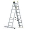 Žebřík hliníkový Drabest, 3x8 PRO, 3-dílný PROFI