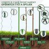 Tyč imitace bambus Garden 20x1800mm, ocel/plast hnědá
