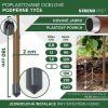 Tyč imitace bambus Garden 20x1800mm, ocel/plast hnědá