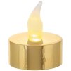 Čajová svíčka LED MagicHome zlatá, 2ks