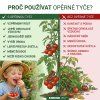 Spojka na opěrné tyče - konektor A, plast, 11mm, 4ks
