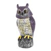 Plašič ptáků Sova 43cm /svítící oči, otáčející se hlava/