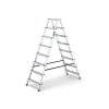 Schůdky oboustranné Drabest, 125kg, 2x8 stupňů