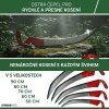 Kosa Sobol 700mm, kovaná + kovové kosisko