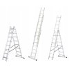 Žebřík hliníkový Drabest, 3x7, BASIC