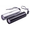 Svítilna Flashlight NX1051, 50 lm, USB nabíjení, černá/stříbrná 77x19 mm