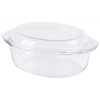 Zapékací mísa MagicHome oválná, borosilikátové sklo, 3,5l
