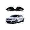 Kryty zrcátek Škoda Octavia MK3 2017 - 2019 černé lesklé