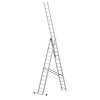 Žebřík hliníkový Drabest, 3x14 PRO, 3-dílný PROFI