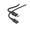 Kabel prodlužovací HOCO U107 USB-C/USB-C 1,2m Black