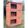 Králíkárna dřevěná, 98x51,5x145 cm