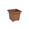 Hranatý květináč Quattro 30x30cm terakota
