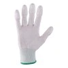 Povrstvené rukavice SOLO, bílé, vel. 06