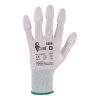 Povrstvené rukavice SOLO, bílé, vel. 06