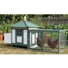Kurník se střechou, 196x76,5x98cm