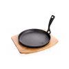 Pánev na dřevěném prkénku BANQUET Grada 22cm