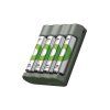 Nabíječka baterií GP Eco E441 + 4× AA ReCyko 2100