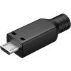 Konektor microUSB pro pájecí montáž GOOBAY 80172